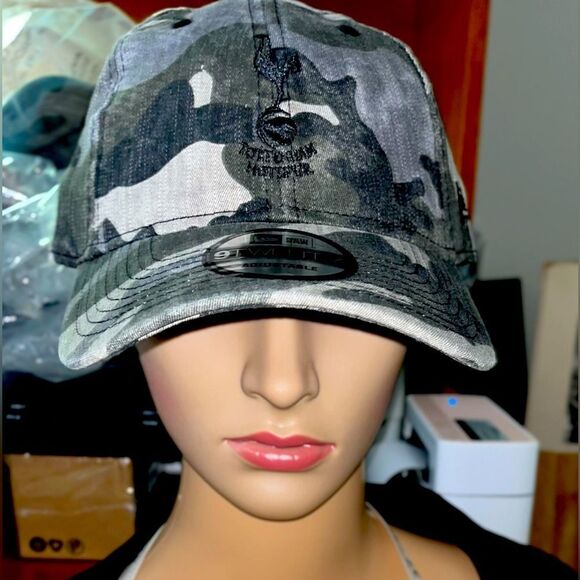 NEWERA 9TWENTY Baseball Hat Camouflage Tottenham Hotspur Core OS Adjustable NEW - Picture 5 of 11